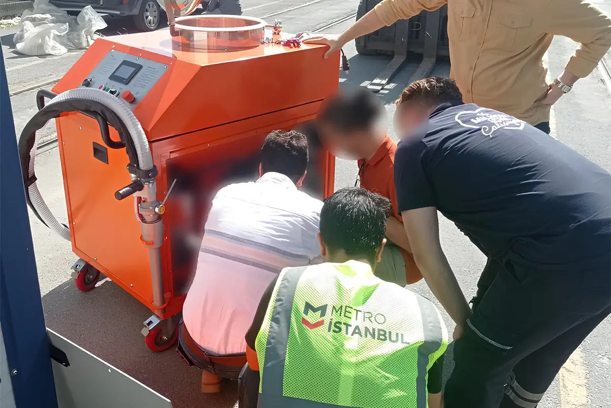 Mobile Sand Filling System Delivered to Metro İstanbul – KAAF